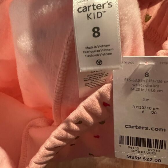 Carter Girls Pink Leggings - Picture 11 of 12